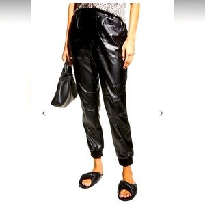 ATM vegan leather jogger in size M.